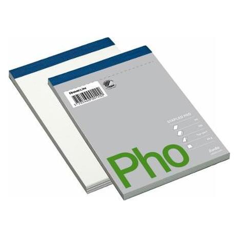 Bantex 400051499 Notizbuch 100 Blätter (A6, Blanko, Weicher Einband) (400051499)