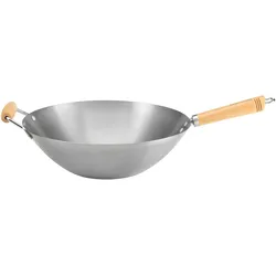 Ken Hom Excellence Wok, Pfanne + Kochtopf, Silber
