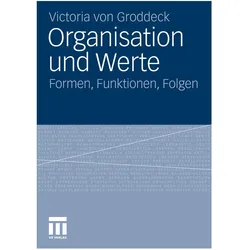 Organisation und Werte, Fachbücher von Victoria von Groddeck