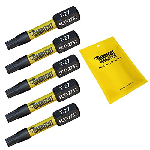 SabreCut 5 stuks SCTX2732_5 Impact schroefbits 32mm T27 TX27