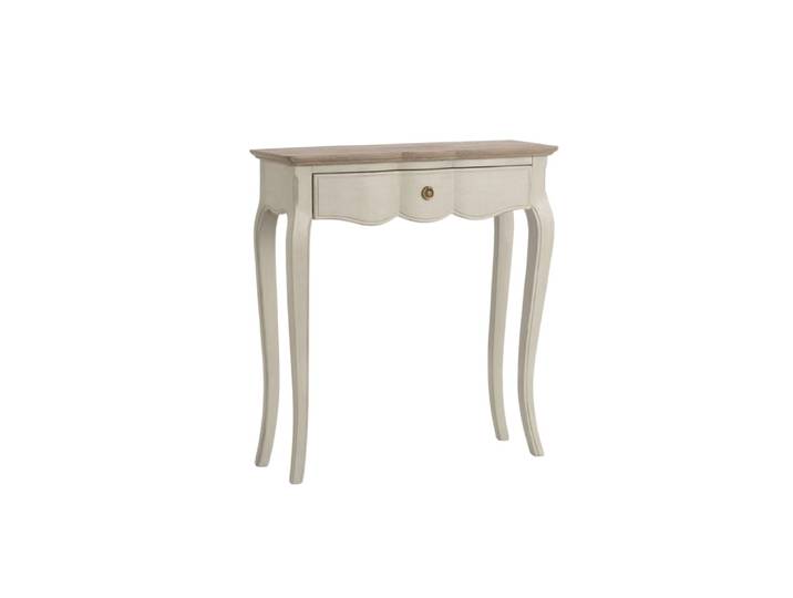 Console simple 1 tiroir l80 beige