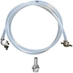 BieTal® Bier Schlauch Leitung 500cm Edelstahl Tülle 7 mm Bierschlauch Zapfanlage