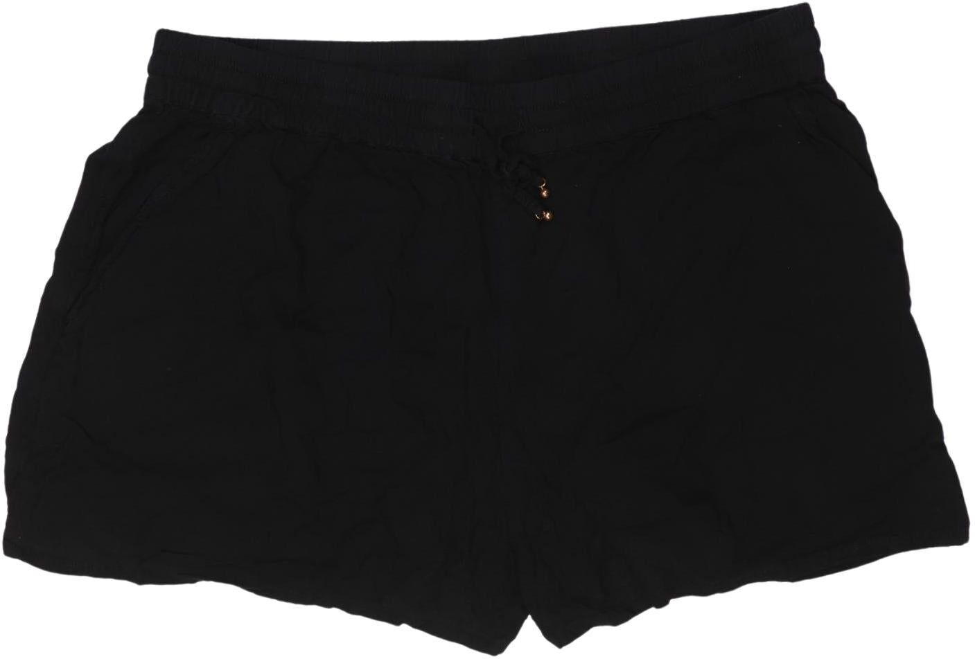 O Neill Damen Shorts, Schwarz, Gr. W34, Viskose - Second Hand