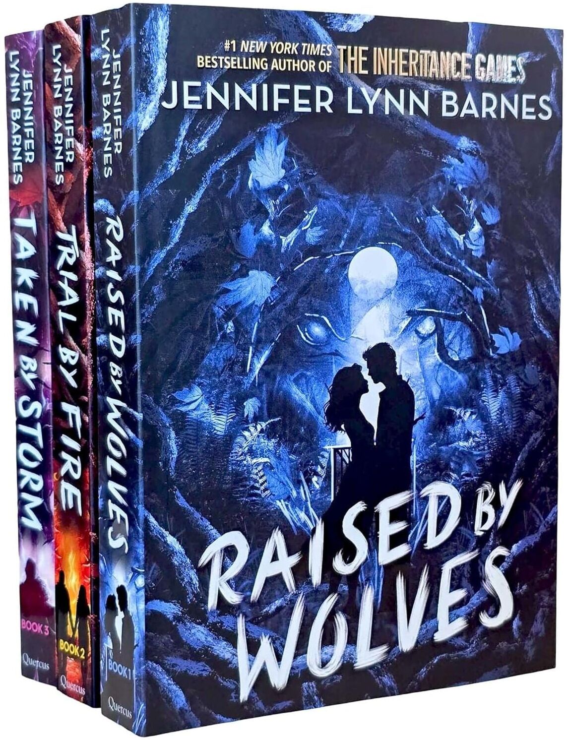 Quercus Raised by Wolves Series By Jennifer Lynn Barnes 3 Books Collection Set (Raised by Wolves, Trial by Fire & Taken by Storm)