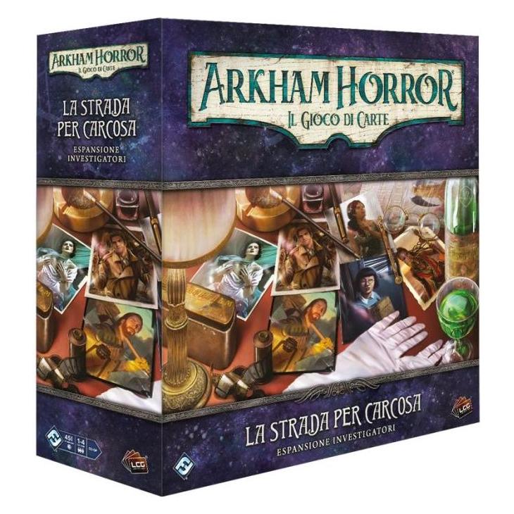 Asmodée Arkham Horror LCG - The Road to Carcosa, Investigators Expansion (Italienisch, 1 - 6 Spieler) (36934641)
