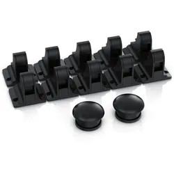 BEARWARE Schrankschloss 10er Set, magnetisch, kindersicher, 2 Schlüssel, bohrfrei, selbstklebend, für Schrank & Schublade, unsichtbar