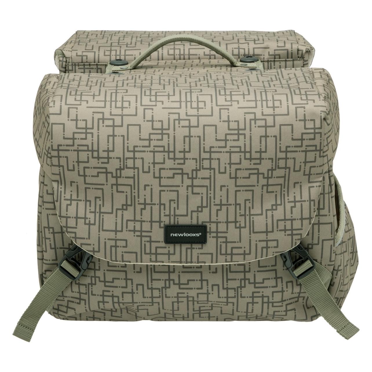 New Looxs Tasche Mondi Joy Double Rt Ivy Nut 38l (38 l, Gepäckträgertasche) (515862)