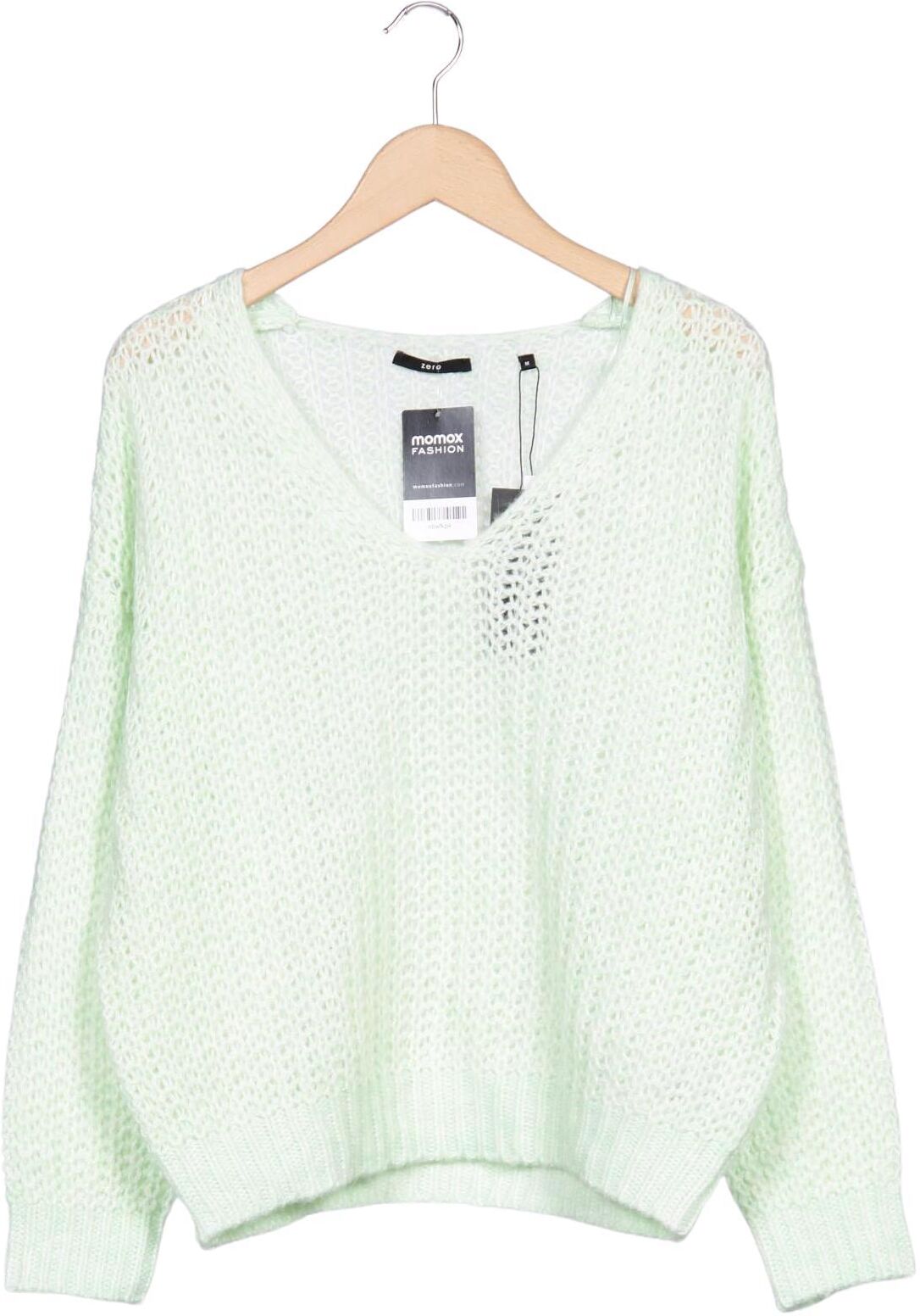 Zero Damen Pullover, Hellgrün, Gr. M, Synthetik / Wolle - Second Hand
