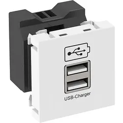 OBO USB Ladegerät m. 2.1A Ladestrom MTG-2UC2.1 RW1
