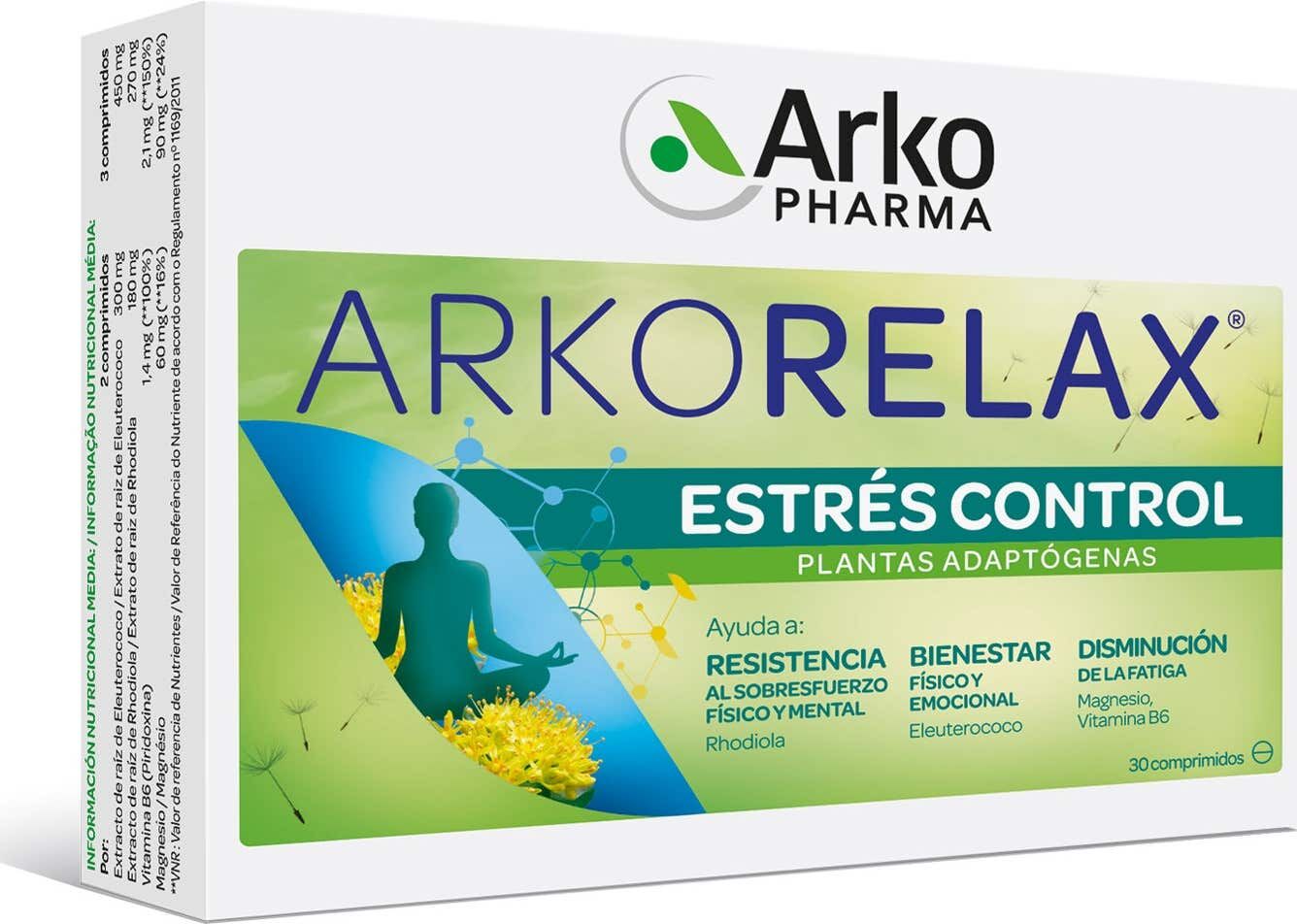 Arkopharma Arkorelax Estrés Control 30comp