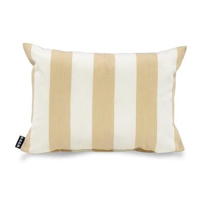 Dekokissen H.O.C.K. "Classic Streifen Outdoor", beige (natur, gestreift), B:60cm L:40cm, Polyacryl, Dekokissen_Sitzkissen_Kissenhüllen, Kissenhülle mit Füllung, 1 Stück