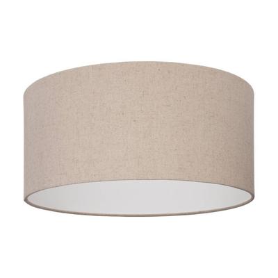 EGLO Deckenleuchte "FENIGLIA Deckenlampe, Stahl, Textil und Leinen, E27, Flurlampe, Lampe", schwarz (schwarz natur), 1, Ø 47,5cm H: 24cm, 1 Stk., Leuchten, Deckenleuchte, H24 x Ø47,5 cm, schwarz, 1X40W exkl., Deckenleuchte