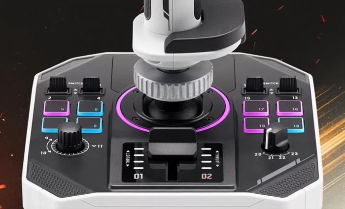Thrustmaster Simulatore Di Volo Sol-r 1 Flightstick-bianco / Nero