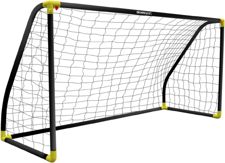 Devessport Portería de Fútbol PVC Negra . Negro