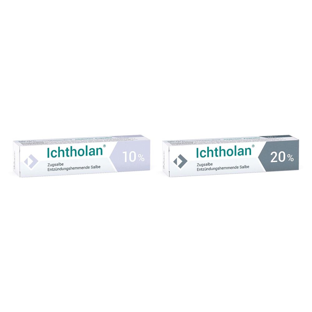 Ichtholan Zugsalbe 10% + Zugsalbe 20% 08107760