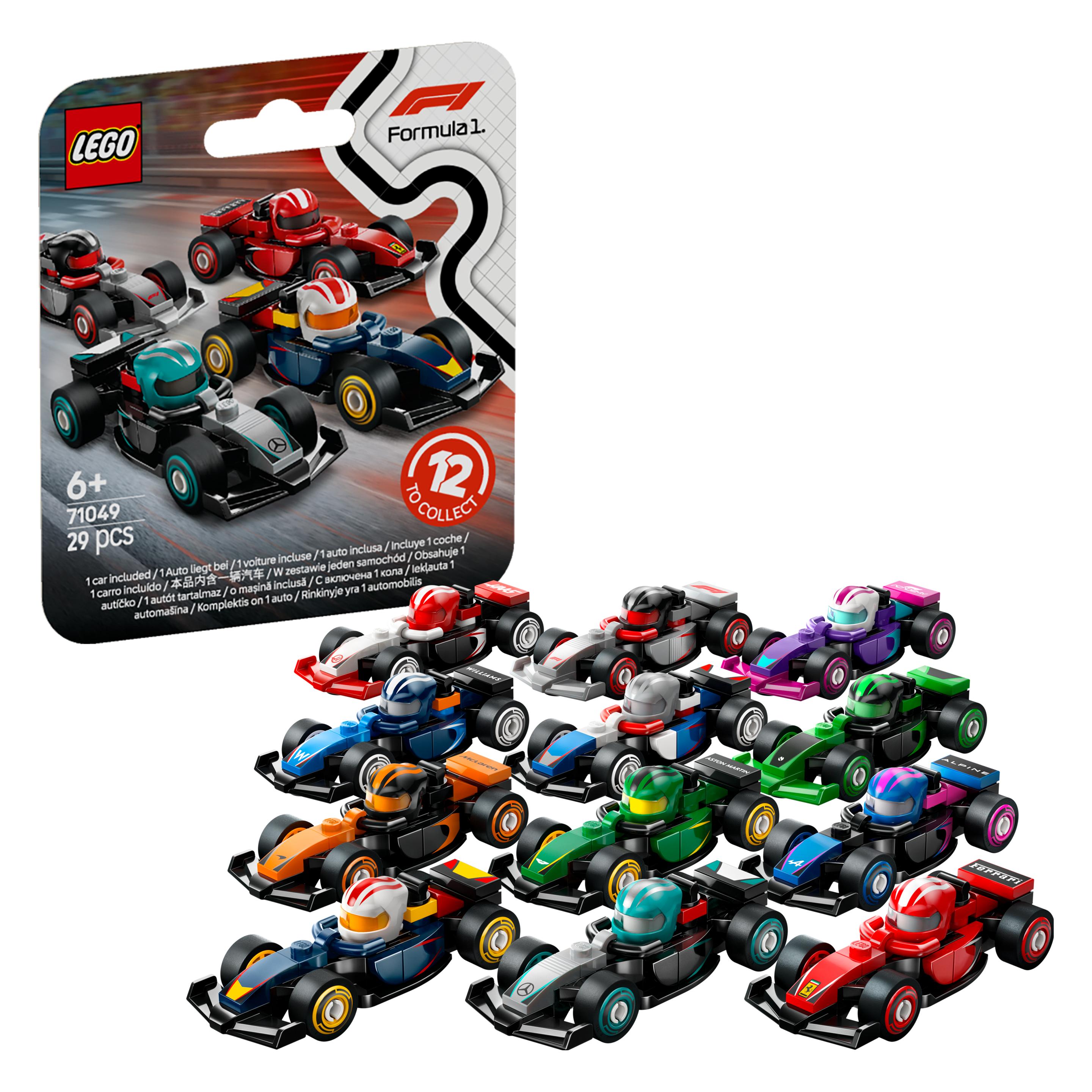 LEGO F1 Rennwagen zum Sammeln (Assortiert) (71049, LEGO Minifiguren) (71049)