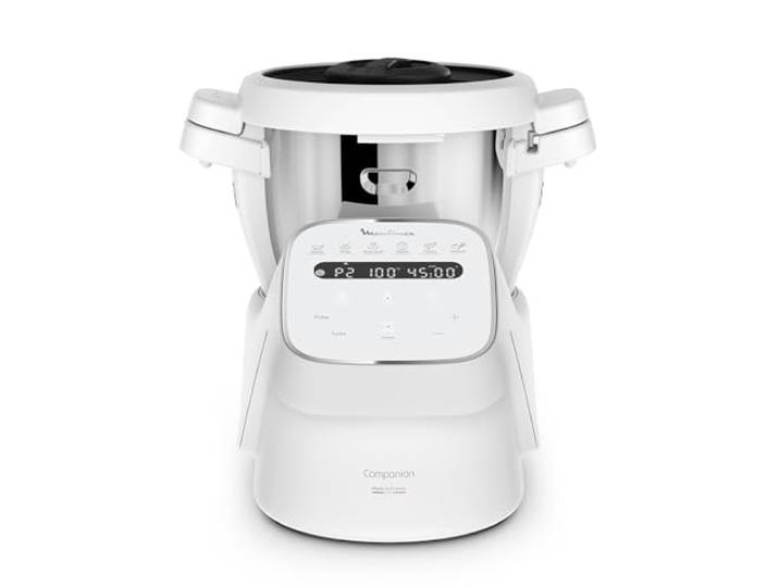 Moulinex Robot cuisine multifonctions cuiseur pour 10 personnes - 12 programmes automatiques - Découpe - Mélange et cuisson autonome