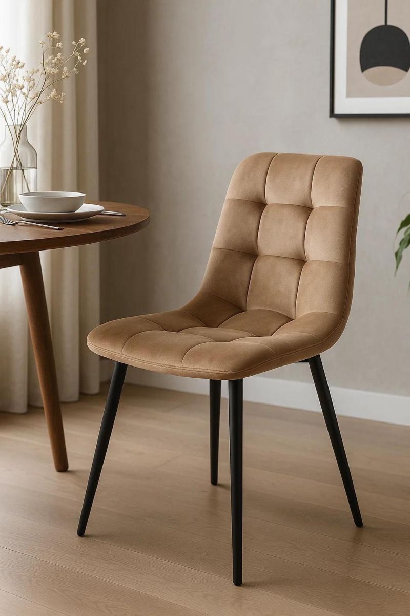 RegalosMiguel Silla Stuhl Terciopelo - Champán