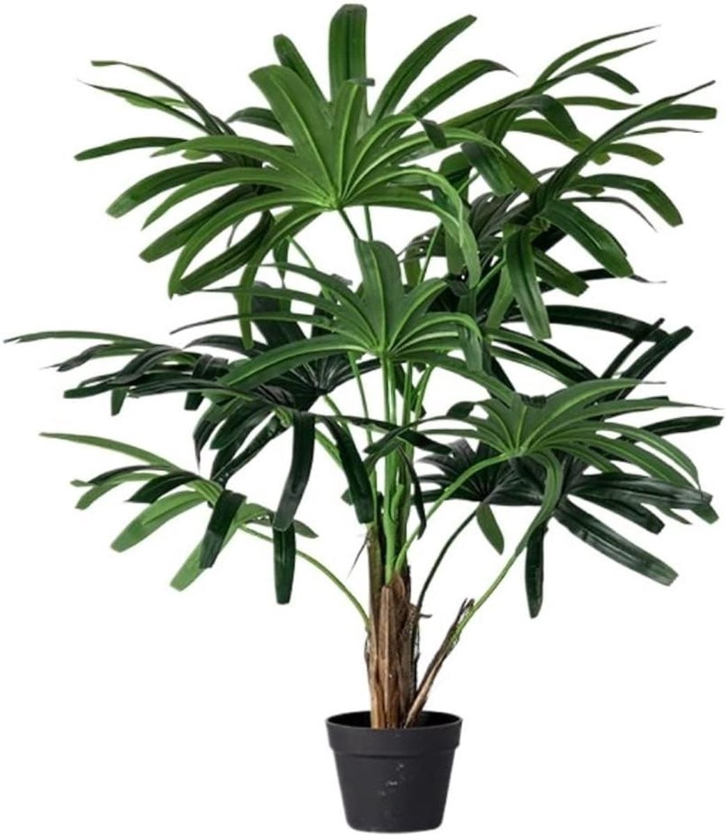 Realistische kunstboom met pot voor woonkamer decoratie, hoogte: 120 cm