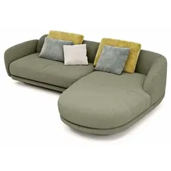 Segmüller Werkstätten Ecksofa Miu03 Stoff Grün
