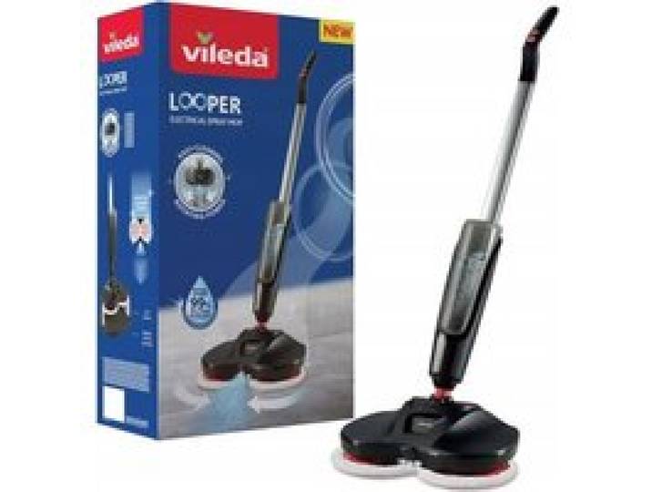 Mop électrique - Vileda - Looper - Sans fil - Pliable - 1 5 kg