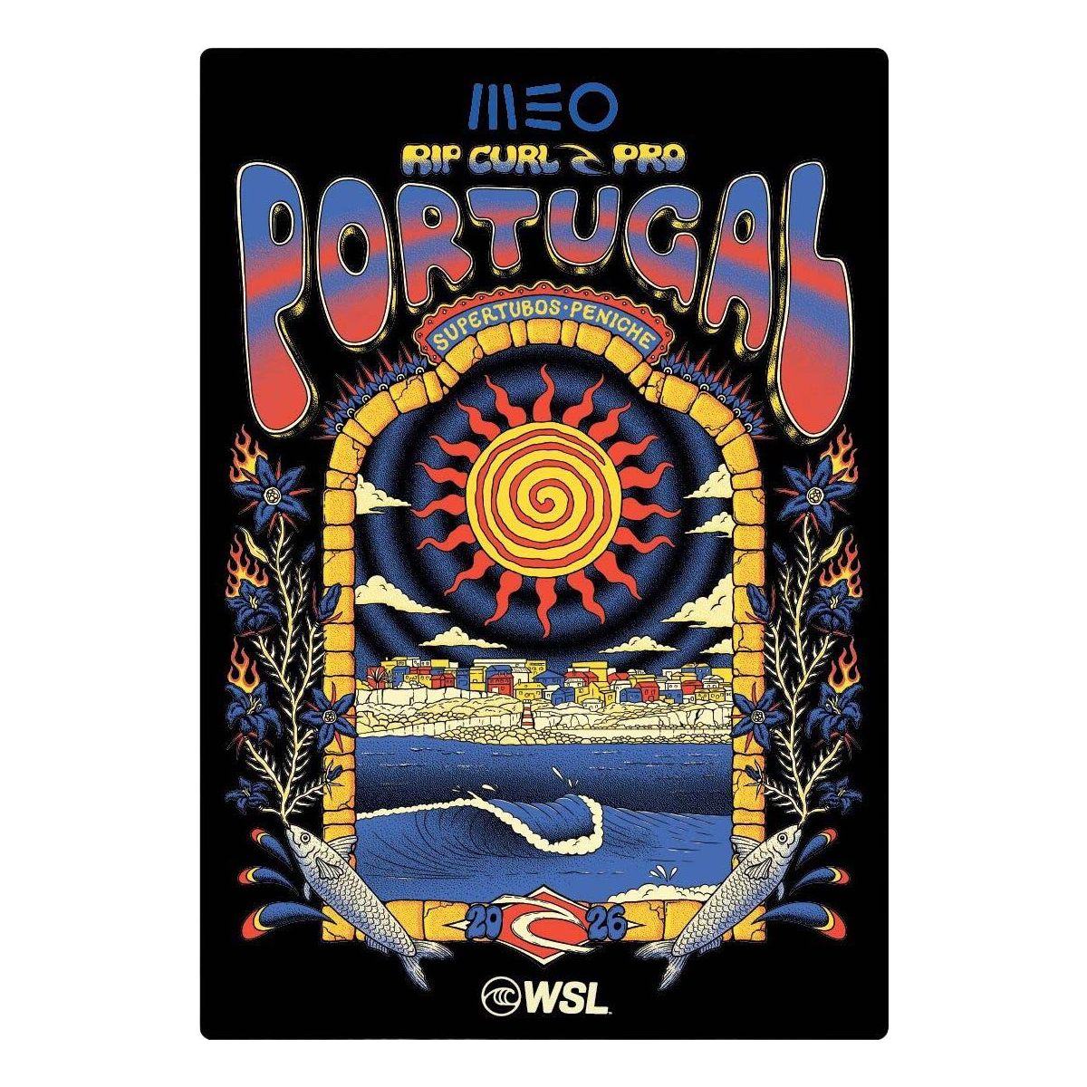 RipCurl MEO Peniche Pro 26 Sticker black (0090) TU 16KMUT-0090-TU