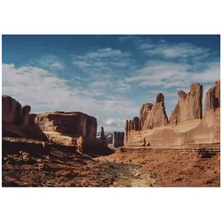 FOTOTAPETE Schlucht Natur Beige 300x210 cm