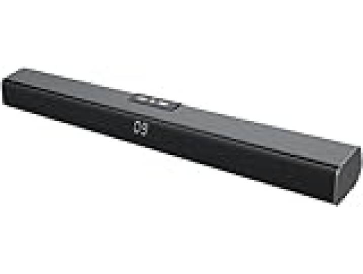 Monster - SB100 - Barre de Son - Pure Sound - 80 Watts - Contrôle à Distance Bluetooth - 3 Modes d'Écoute - avec Sorties Câble Numérique, Câble Coaxial et Analogiques