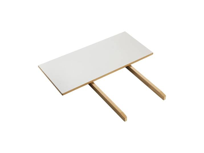 FDB Møbler Allonge C35L 82x37 cm Linoléum gris clair – chêne naturel, vernis à base d’eau