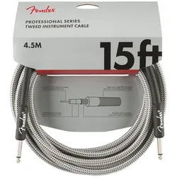 Fender Pro Series White Tweed 4,5 m - Instrumentenkabel