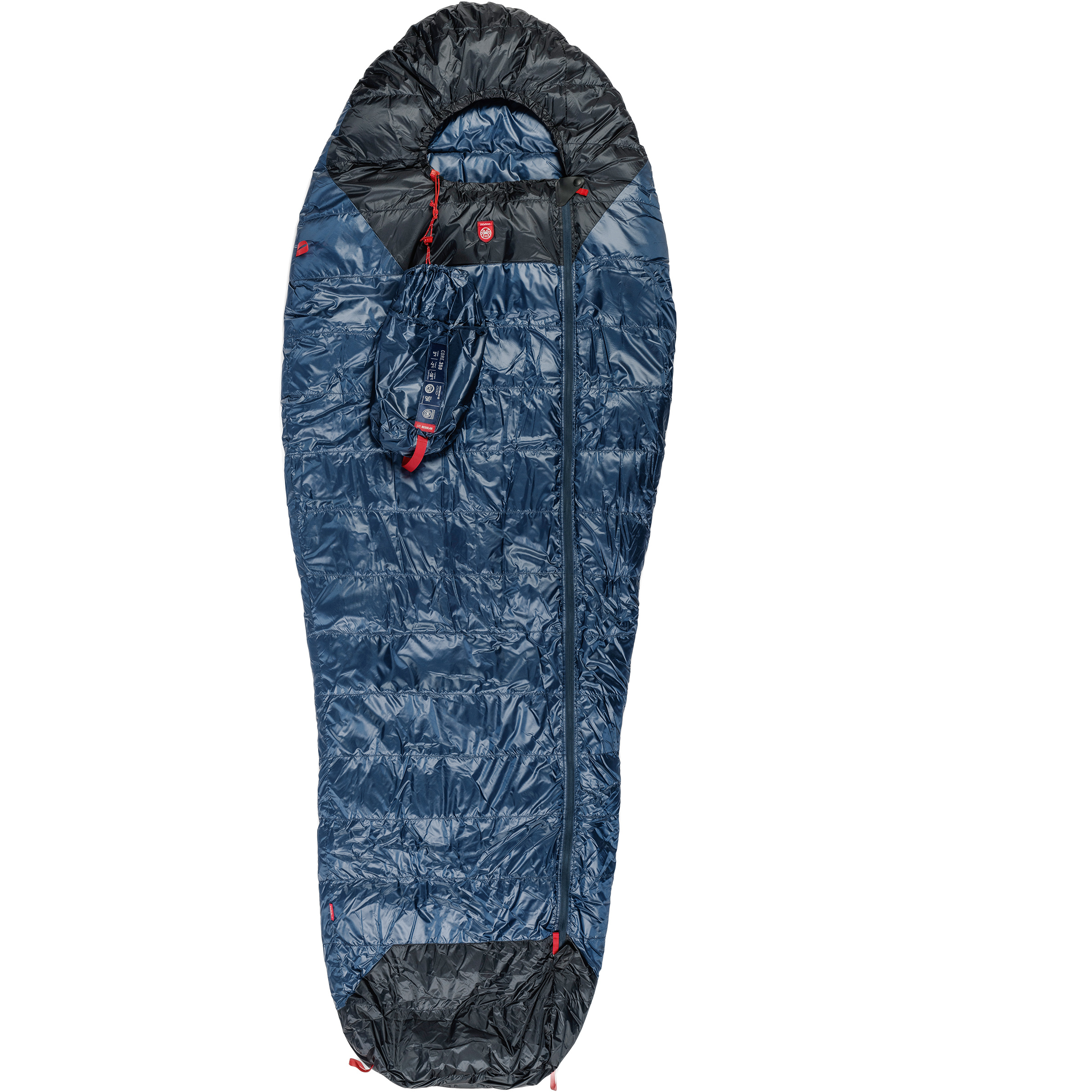 Pajak Core 350 Schlafsack Daunenschlafsäcke blau Größe max. 165cm Camping Wasserabweisend Wasserabweisend