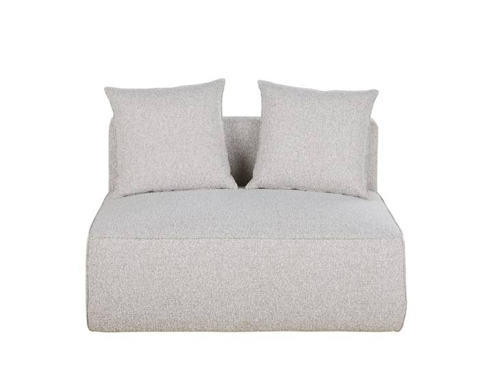 Modulares Sofaelement, hellgrau