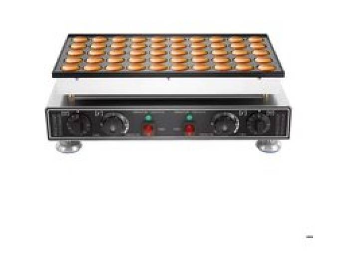 Gaufrier éléctrique 50 trous mini-crêpières hollandaises Gaufrier aux œufs Antiadhésives Contrôle indépendant température et