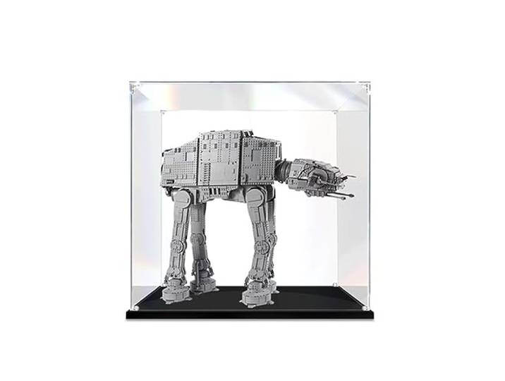 Half Mango Acryl-Vitrine für Lego Star Wars at-at Walker 75313 – Schaufenster, Schützen und Dekorieren Modell mit staubdichter Aufbewahrung, Geschenk (2 mm transparent)