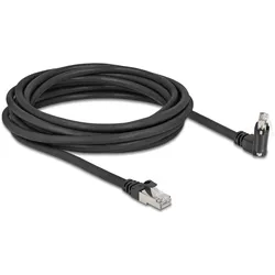 Delock 80920 - Patchkabel Cat.6, S/FTP, 5m, schwarz (S/FTP, CAT6, 5 m), Netzwerkkabel