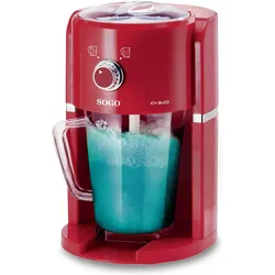 Sogo Slushy Maker, Eisherstellung, Transparent, Rot