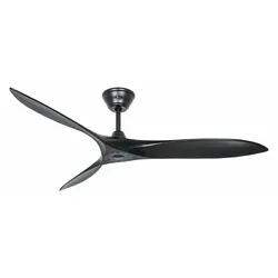 DC Deckenventilator Airscrew Schwarz mit Fernbedienung