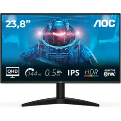 AOC Q24B36X 24 Zoll - QHD Gaming Monitor IPS Panel, QHD, 144 Hz, 4 ms, HDR10, HDMI, DP