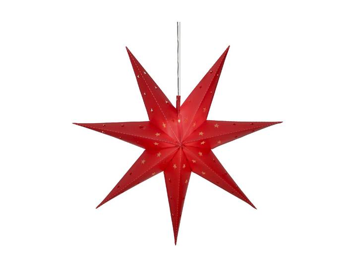 Dekolicht Trading Hänger Alice Stern 60 , rot, Ø:60cm, PARFORCE TRADITIONAL HUNTING, Leuchten, Dekolicht