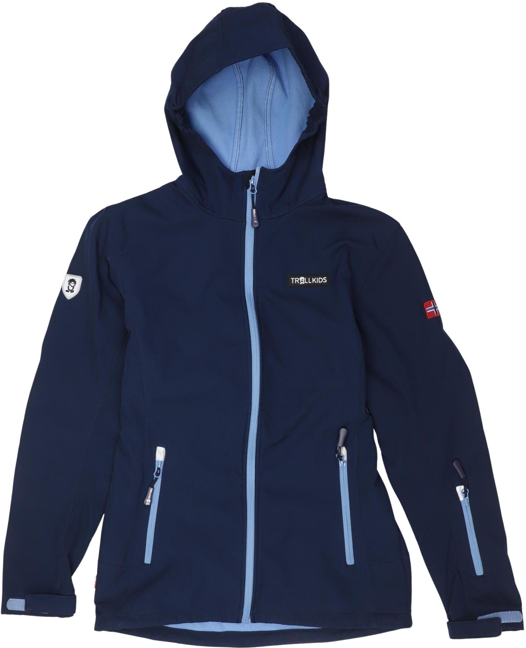 Trollkids Jungen Jacke oder Mantel, Marineblau, Gr. EU 176, Synthetik / Tex / Membran - Second Hand