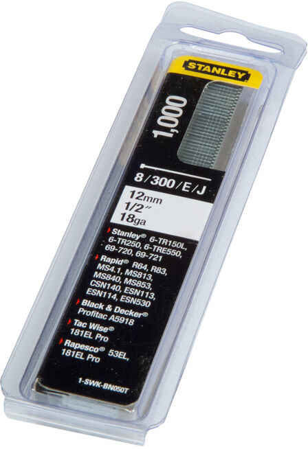 Stanley Clous escamotables 12mm Type J-18GA (1-SWK-BN050T)
