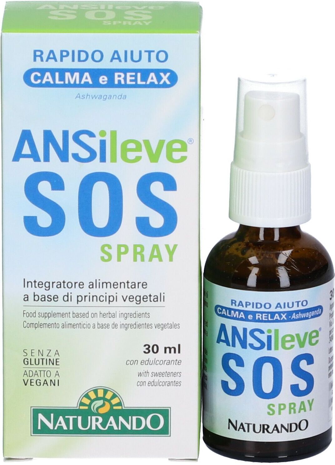 NATURANDO Srl Naturando, Ansileve Sos Spray, 30 ml