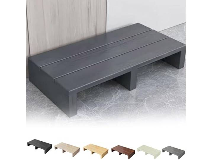 Nevthar Großes Tritthocker Holz Fußhocker,11/15 cm Höhe,Betttritthocker,für Bad,Küche,Bedroom,Bedside Support,Langer,Massivholz-Fußhocker für Erwachsene,rutschfeste Unterseite