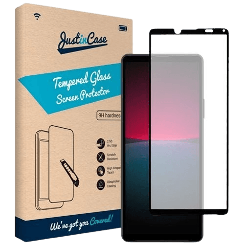 Just in Case Gehärtetes Glas Edge to Edge Screenprotector Sony Xperia 10 IV