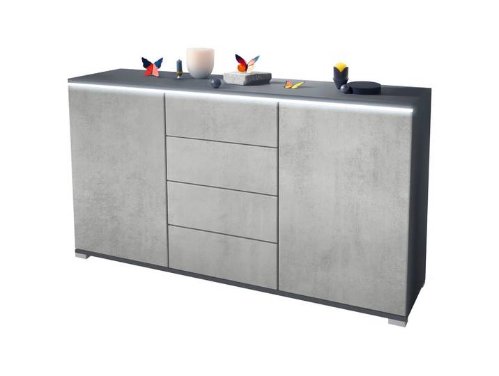 SIDEBOARD Faro Beton Oxid Optik
