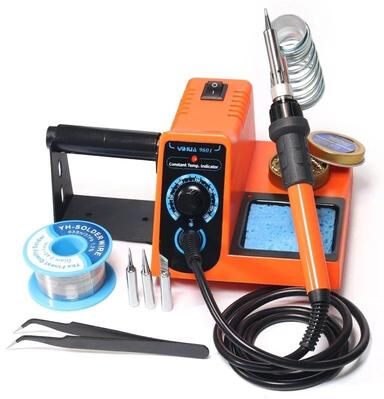Uplifted Goods Digital Adjustable Soldering Station Kit With Helping Hands 960 i us Plug