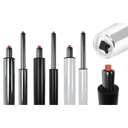 CLP Gaslift 7   Farbe: chrom, Größe: Ø 5cm. Länge 295-435mm