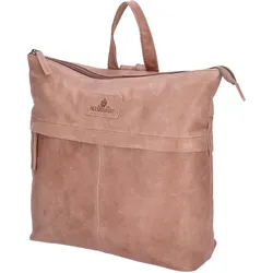 The Skandinavian Brand Damen Leder Rucksack - beige