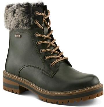 Women's Canario Winter and Snow Bootie by Patrizia by Spring Step in Forest Green Multi (Size 40 M)