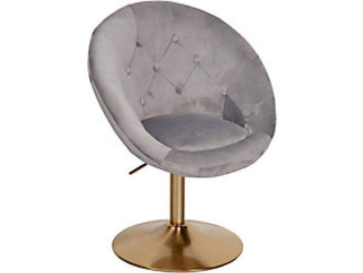 WOHNLING Loungesessel WL6.299 Samtbezug Grau